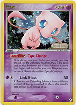 Mew - 10/92 - Rare - Reverse Holo